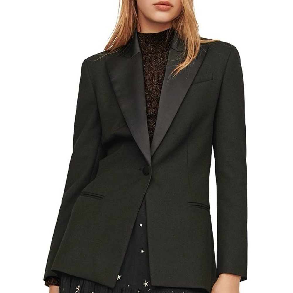 Maje NWT Tuxedo suit jacket size 4